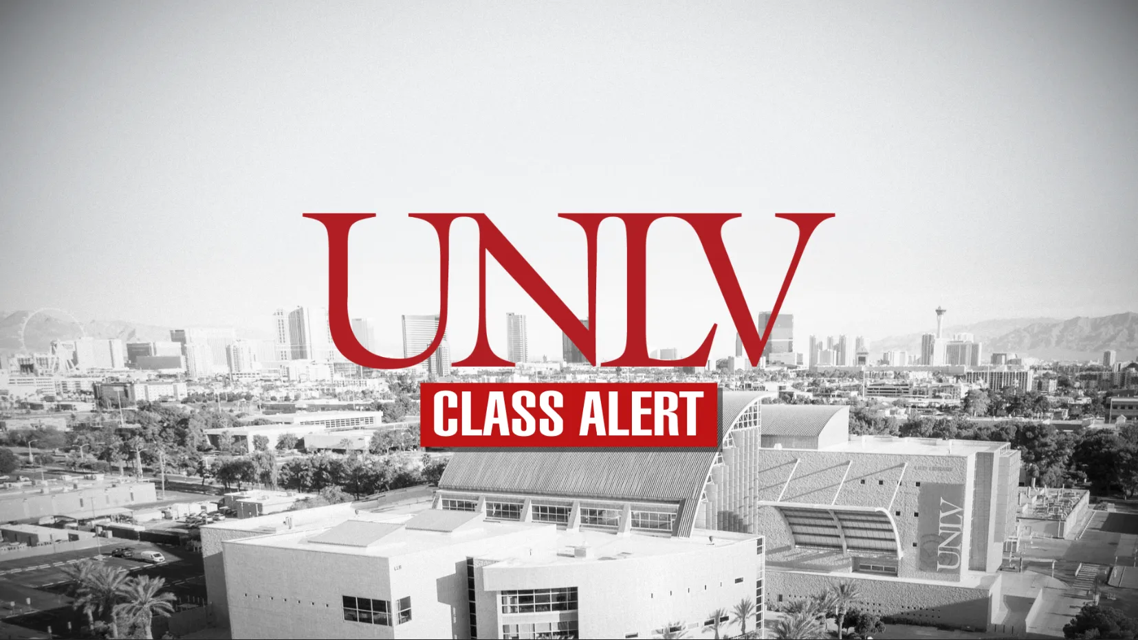 UNLV Class Alert Screenshot 1